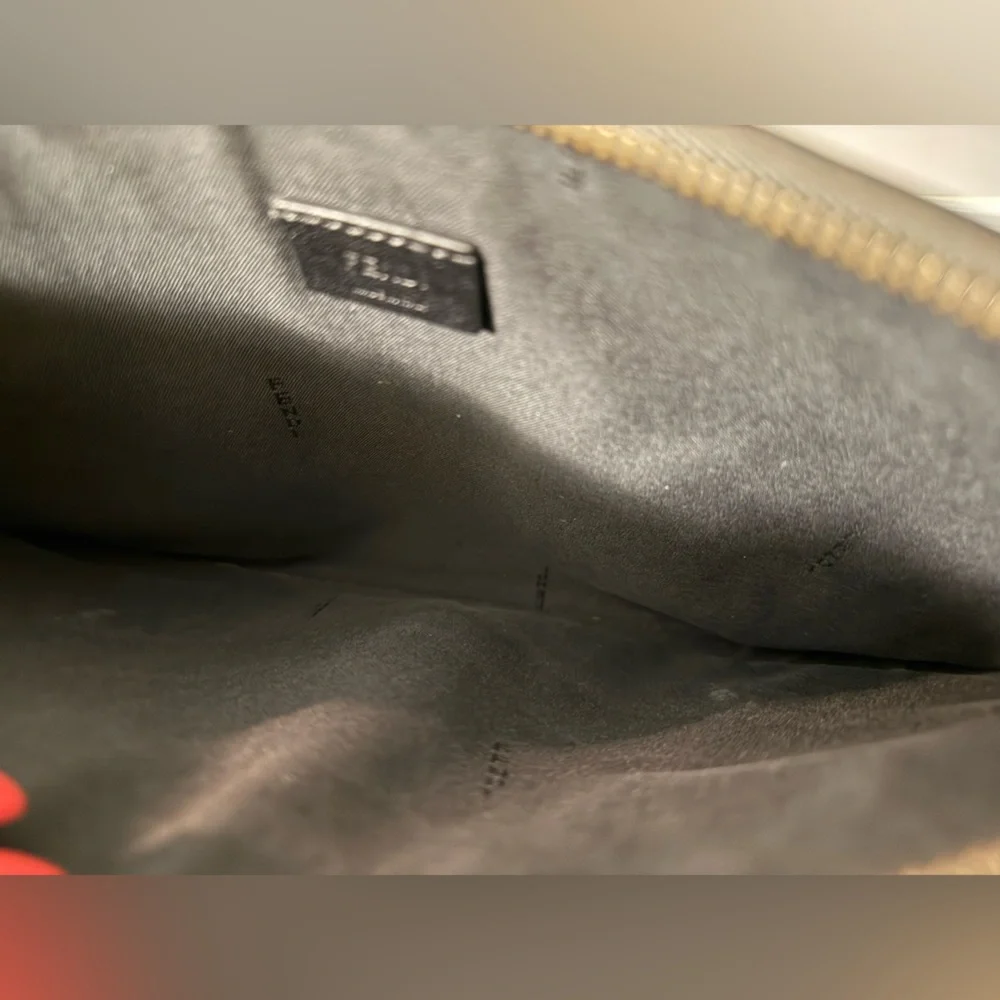 *Rare* Fendi Monster Leather Black Clutch - Picture 4 of 4